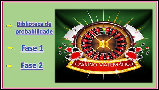 Tela principal do Cassino matem&aacute;tico.