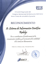 Redalyc reconocimientos